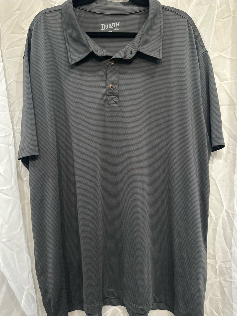 Duluth Trading Co Charcoal Gray Men's Polo